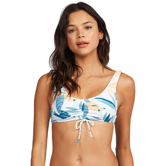 Roxy Printed Beach Classics New Bralette Snow White Noumea 2XL
