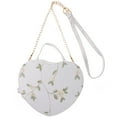 thumbnail image 3 of ColoMX Exquisito bolso de cuerpo cruzado Bolso en forma de corazón Mujeres de encaje floral Bolsa de encaje, 3 of 8