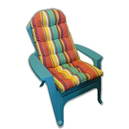 Outdoor Tufted Adirondack Chair Cushion - Red, Orange ...