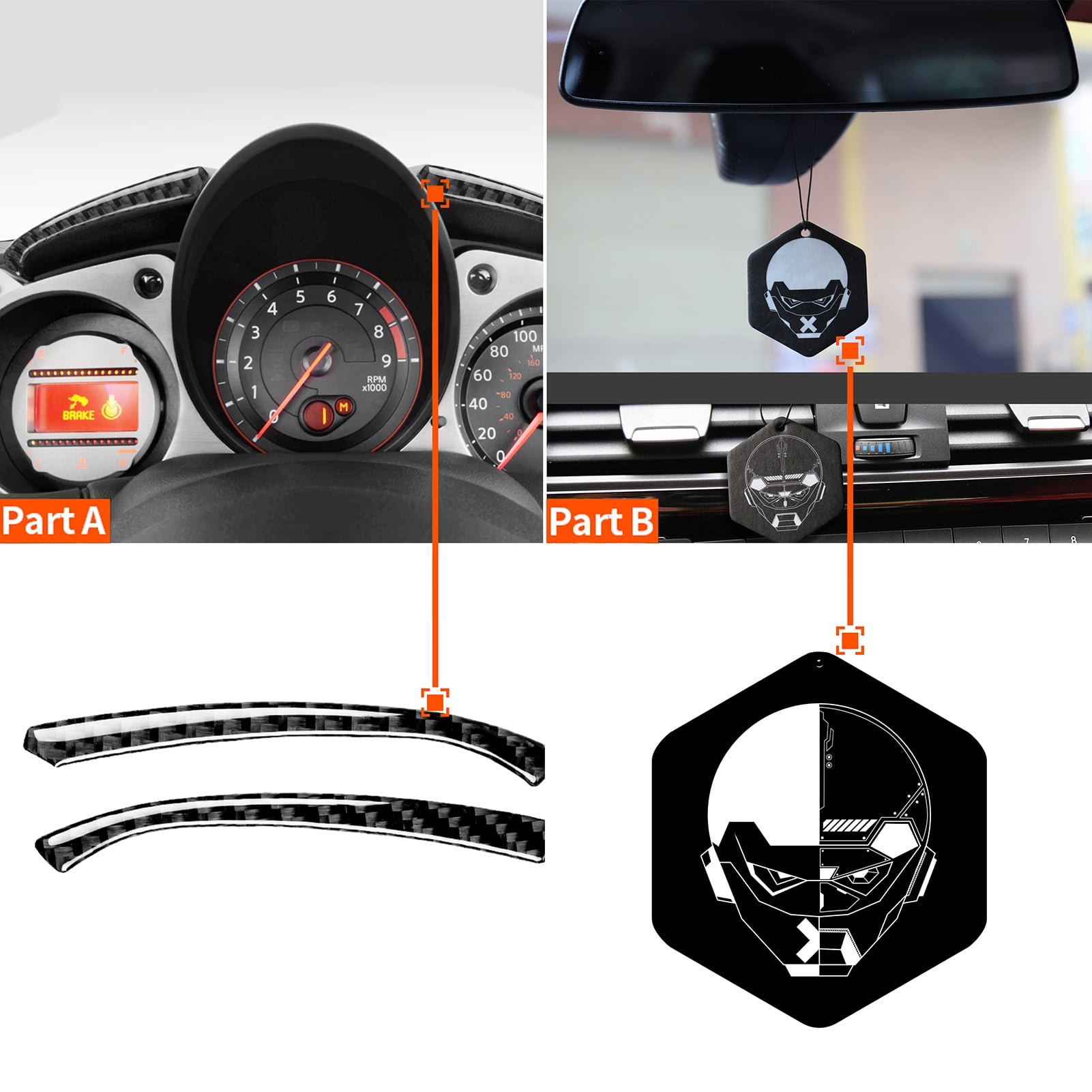 for Nissan 370Z Car Seat Belt Pad Cover kit Fiber Material Car Safety Seat Belt Strap Shoulder Pad for Adults and Children 2pcs Red