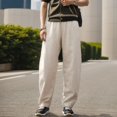 thumbnail image 2 of EDFBUYKRS Female Women Pants Casual Cargo Pants Women Tall Long Spring and Summer Banana Pants Thin Casual Women's Carrot Pants Xxxl, 2 of 4