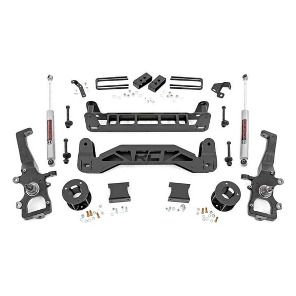 Rough Country 4" Lift Kit (fits) 2004-2008 F150 ( F-150 ) 2WD w/ N3 Shocks Spindle Suspension System 52330