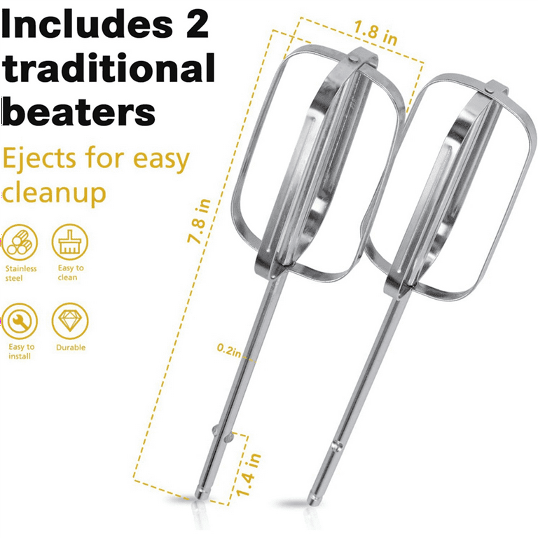 Flat beater attachment for hand mixer discount