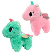 Pack of 2 Unicorn Stuffed Plush, Soft Unicorn Plush Toy, Cute Birthday Gifts for Girls,Kids