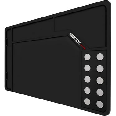 Gun Cleaning Mat, Anti-Slip Rubber Magnetic Gun Maintenance Mat for Pistols & Rifles, 16.5" x 10.4"