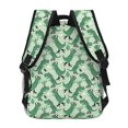 thumbnail image 4 of Xecao Dinosaurs on Roller Skater Backpack, a stylish and functional choice for both men and women, is the perfect basic bookbag for college, work, or travel, 4 of 5