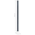 thumbnail image 4 of vidaXL Fence Posts 2 pcs Dark Grey 185 cm Aluminium, 4 of 5