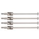 thumbnail image 1 of 4Pcs Universal Steel Drive Shafts for HSP 94111 1/10 RC Car Silver, 1 of 4