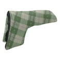 thumbnail image 5 of Golf Club Head Cover Waterproof Leather for Driver & Fairway Wood, Driver Headcovers, Golf Accessories for Men Women, Anti-Scratch, Golf Gift for Golfers, 1/3/5 Wood Cover White Green Checkered, 5 of 5