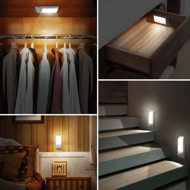 LED night light with motion sensor Omeril LED light 4 pieces USB