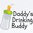thumbnail image 2 of CafePress - Daddys Drinking Buddy Body Suit - Baby Light Bodysuit, Size Newborn - 24 Months, 2 of 4