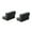 Black, variant on Miseno Mbdh0695 Standard Barn Door Flat Rail Stop - Black
