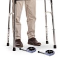 thumbnail image 3 of BRIGHTFUFU 2Pcs Walking Aid Replacement Wheel Multi Stainless Steel Rubber Sturdy Support Wheels for Elderly Devices, 3 of 8