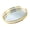 Circular-L, variant on Golden Glass Makeup Tray Decorative Bathroom Organiser Metal Trim Cosmetic Perfumes Display Storage Solution