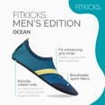 thumbnail image 3 of FITKICKS Classic Active Footwear Foldable Water Shoes, Ocean (Men's), 3 of 6
