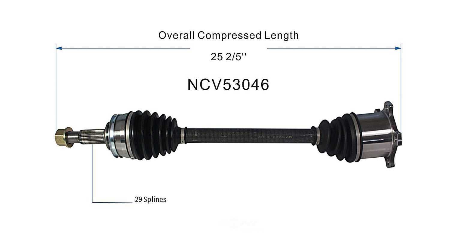 GSP NCV53046 GSP New CV Axle Fits select: 1993-1994 INFINITI J30