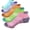 Color DT 110, variant on 5 Pairs Breathable Athletic Socks Sports Socks Trainer Sock Short Sock for Woman