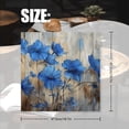 thumbnail image 2 of Bahomeck Napkins Set Of 4 Reusable Washable Square Fabric Dining Table Napkins Weddings Party Dinner Decor,18*18 Inch,Small Blue Flowers Were Painted On The Old Wooden Board, 2 of 3