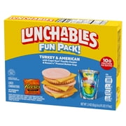 Lunchables Turkey & American with Capri Sun Pacific Cooler & Reeses Peanut Butter Cup Fun Pack, 2.9 oz & 6 fl oz Package