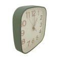 thumbnail image 1 of Reloj de Pared Cuadrado 21 cm Vintage Colores Pastel Silencioso verde YC038467, 1 of 6