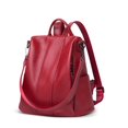 thumbnail image 1 of Azul Bao-Nueva tendencia callejera bolsos de piel para mujer bolso de hombro de piel auténtica con costuras de coche para mujer, 1 of 5