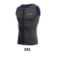 thumbnail image 4 of Soidarity Traje de baño para hombre, deportes acuáticos, transpirable, respetuoso con la piel, traje de buceo de 2mm, camiseta sin mangas, traje de Deportes acuáticos Negro XXL Soidarity OD028677-05, 4 of 6