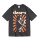 thumbnail image 2 of 2025 Banda de rock europea y americana The Doors Banda de rock Manga de cuello redondo Manga corta Verano Algodón Ins Y2k Venta caliente Nueva marca, 2 of 4
