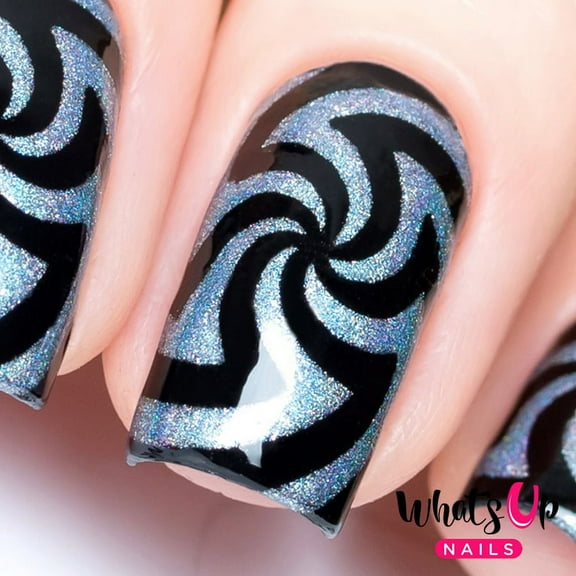 Whats Up Nails Hypnose Vinyl Stencils for Nail Art Design