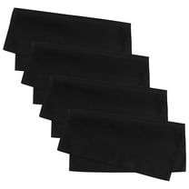 MEIBUTYUP 4pcs Black Dining Napkins Reusable Cloth Napkins For Holiday Napkins Wedding Party Style Accessories