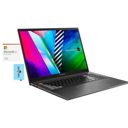 ASUS Vivobook Pro 16X OLED Gaming & Entertainment Laptop (AMD Ryzen 7 5800H 8-Core, 16" 60Hz 3840x2400, NVIDIA GeForce RTX 3050 Ti, 16GB RAM, Win 11 Pro) with Microsoft 365 Personal , Hub