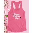 thumbnail image 3 of Mothers Day Point Hearts Racerback Tank Women -Image by Shutterstock, Female Small, 3 of 4