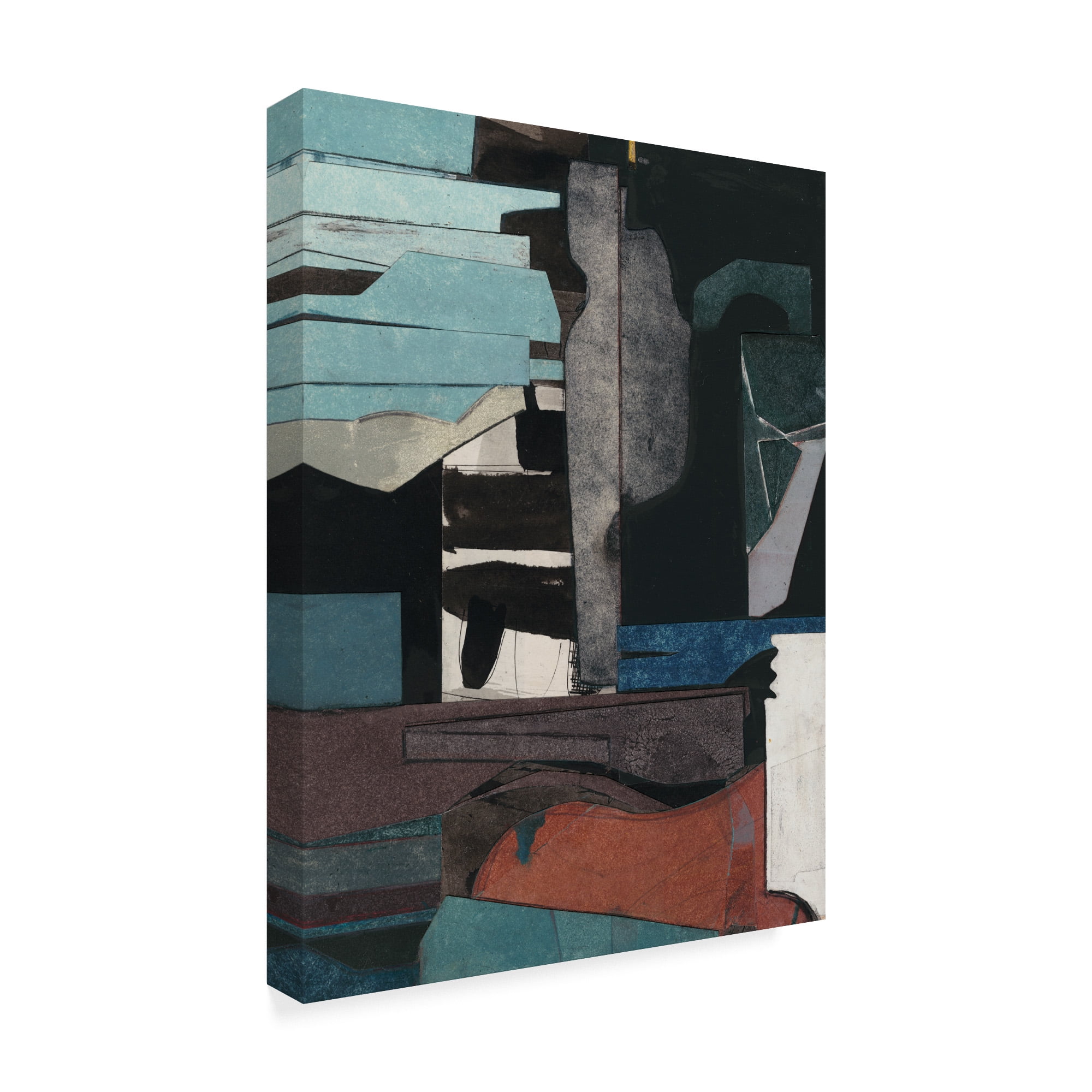 Trademark Fine Art 'Mid Century Collage III' Canvas Art by Rob Delamater