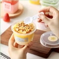 thumbnail image 5 of missunny-25 Pack 8 Oz Plastic Dessert Cups With Lids And Spoons, Round Dessert Containers Suitable for Yogurt, Pudding, Jello, Milkshake, Fruit Cups, Clear Parfait Cups with Lids For All Party, 5 of 5