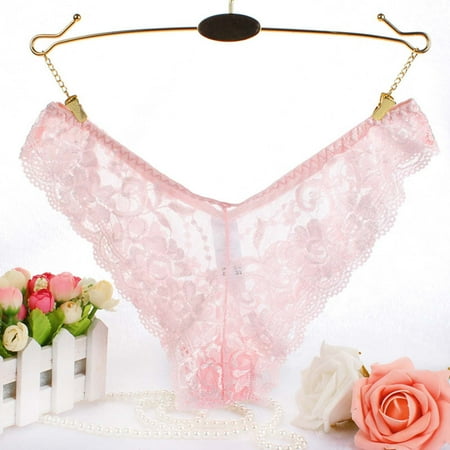 

CFXNMZGR Panties For Women Lace Hollowsee-Through Breathable Soft Briefs Panties Lingerie Underwear