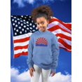 thumbnail image 2 of Happy Independence Day! Quote Hoodie Juniors -Image by Shutterstock,  Medium, 2 of 4