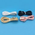 thumbnail image 4 of KAKOWELY micro usb cable 3m Nylon Braided Micro USB Cable Charging Cable Extra Long Tangle-Free Cable for Android (Black)118.11"X0.79"X0.39", 4 of 4
