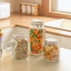 thumbnail image 4 of Juego de botes de vidrio ComSaf herméticos de 1 litro (34 oz) con tapas x3, 4 of 9