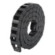 thumbnail image 2 of Cadena portacables ignífuga con conector de extremo CNC de nailon negro anidable y resistente a altas temperaturas, 2 of 8