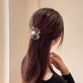 thumbnail image 3 of Elegant Flower Design Jaw Clips with Tortoiseshell Pattern for Secure Hair Styling and Gentle Care, 3 of 6