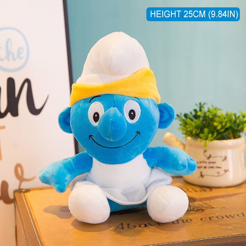 Smurfs The Lost Village 8" Character Teddy Kids Soft Plush Official Merchandise 