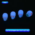 thumbnail image 1 of Lksixu Car Accessories Car Tire Luminous Cap Car with Vehicle Motorcycle Gas Nozzle Cover Skull Luminous Core Cover Gas Nozzle Cover 4pcs Universal Car Interior Accessory, 1 of 2