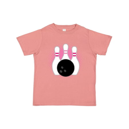 

Inktastic Bowling Pins Cute Bowler Gift Toddler Toddler Girl T-Shirt