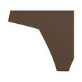 thumbnail image 4 of Bigersell Thong Underwear Women Clearance Womens Cotton Panties Bikini Panty Style P-1176 Polyester Cheeky Panties Seamless Underwear Ladies Thong Briefs High Waist Women's Panties Coffee XL, 4 of 5