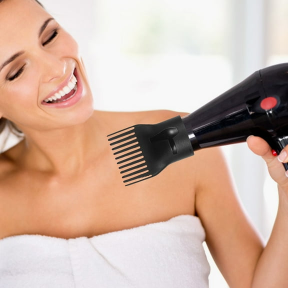 NICEXMAS Hair Dryer Attachments Black Plastic 6Pcs 3.1X3.0X2.0In