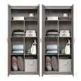thumbnail image 5 of Manhattan Comfort Hopkins 2-Piece Wood Storage Closets in Gray, 5 of 7