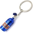 thumbnail image 3 of Nitrous Oxide Bottle Keychain NOS Car Motorcycle Gift Keychain Tuning Men Mini Exhaust Steering Wheel, Blue, 3 of 3