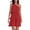 Red, variant on Women's 2024 Summer Sleeveless Mini Dress Boho One Shoulder Ruffle Tiered Layered Chiffon Flowy A Line Short Sleeve Dress