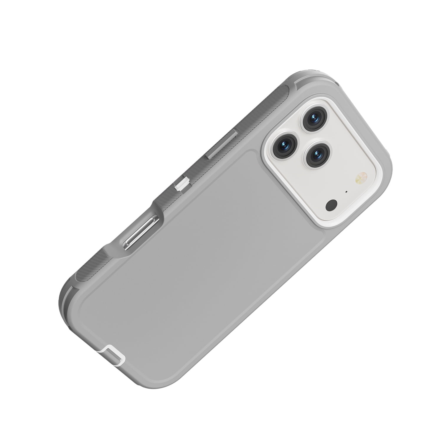 Reinforced Duual Pro Protection Case for iPhone 17 Pro - Gray & White