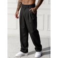 thumbnail image 2 of Men's Suit Pants Business Casual Versatile Trousers Waist Buckle Detail Formal Old Money Style Daily Wear, 2 of 8