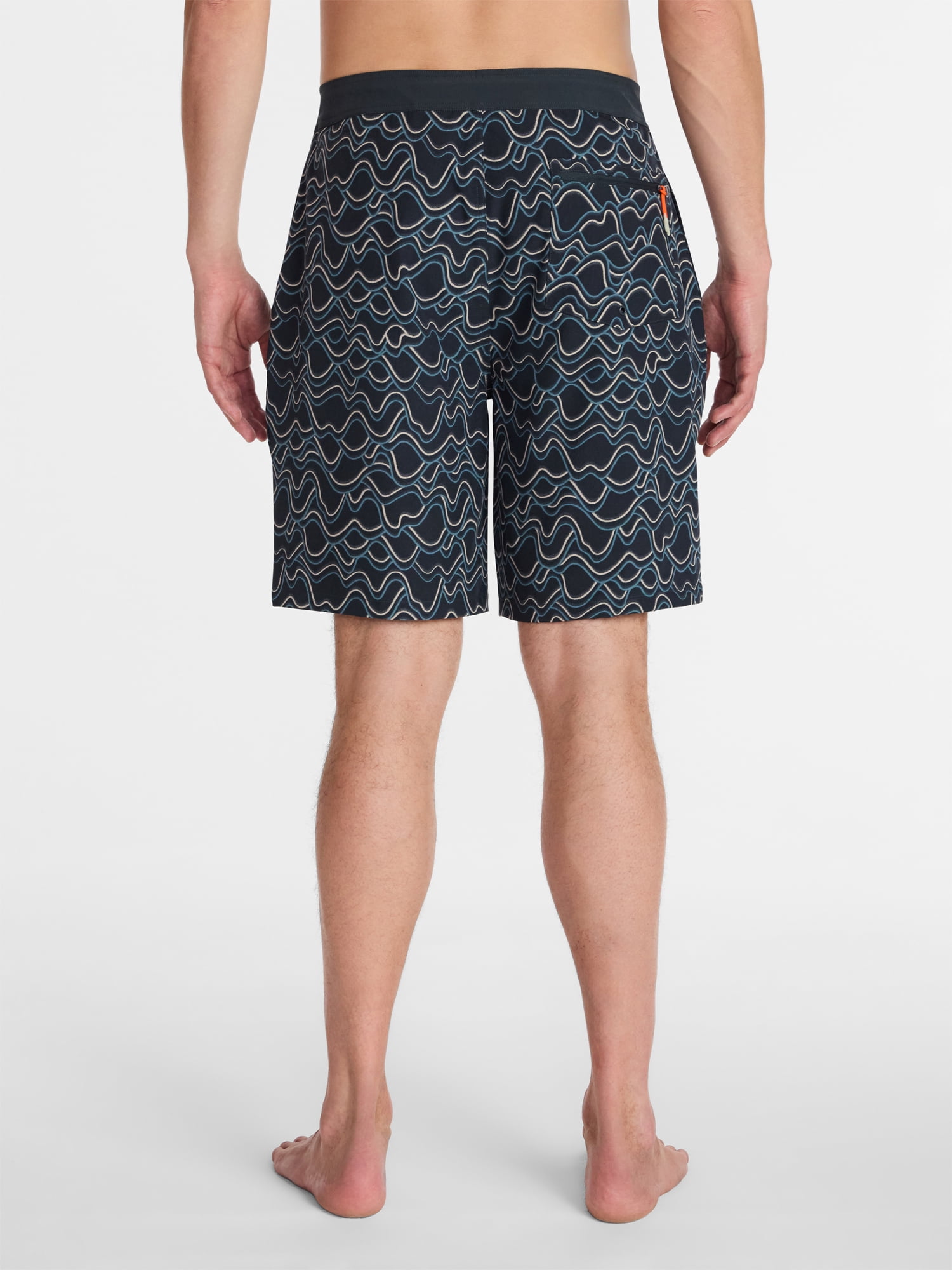 Ozark Trail Men's and Big Men's Swim Trunks, 9" Inseam, Sizes S-3XL